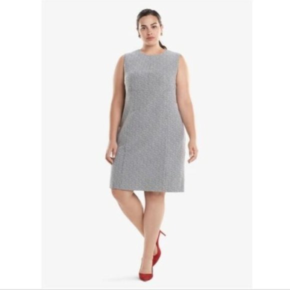 NEW MM LaFleur Shirley Dress Pebble Jacquard Sz +1 - Picture 2 of 10